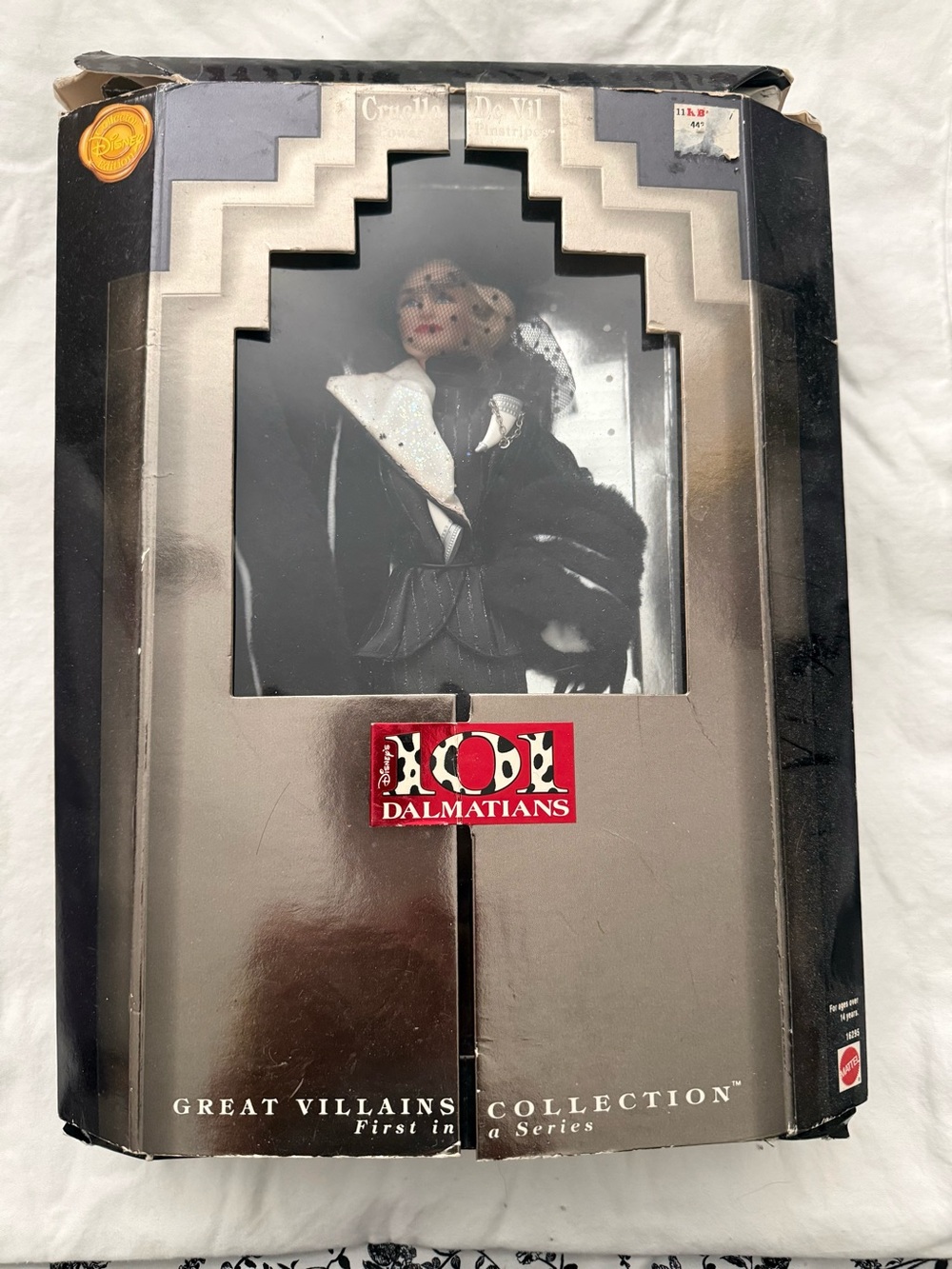 Barbie Cruella Black and White Coat Doll - 101 Dalmatians Collector